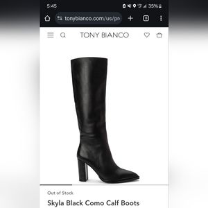 Tony bianco Skyla knee Boots